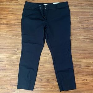 LOFT - black slacks - skinny ankle